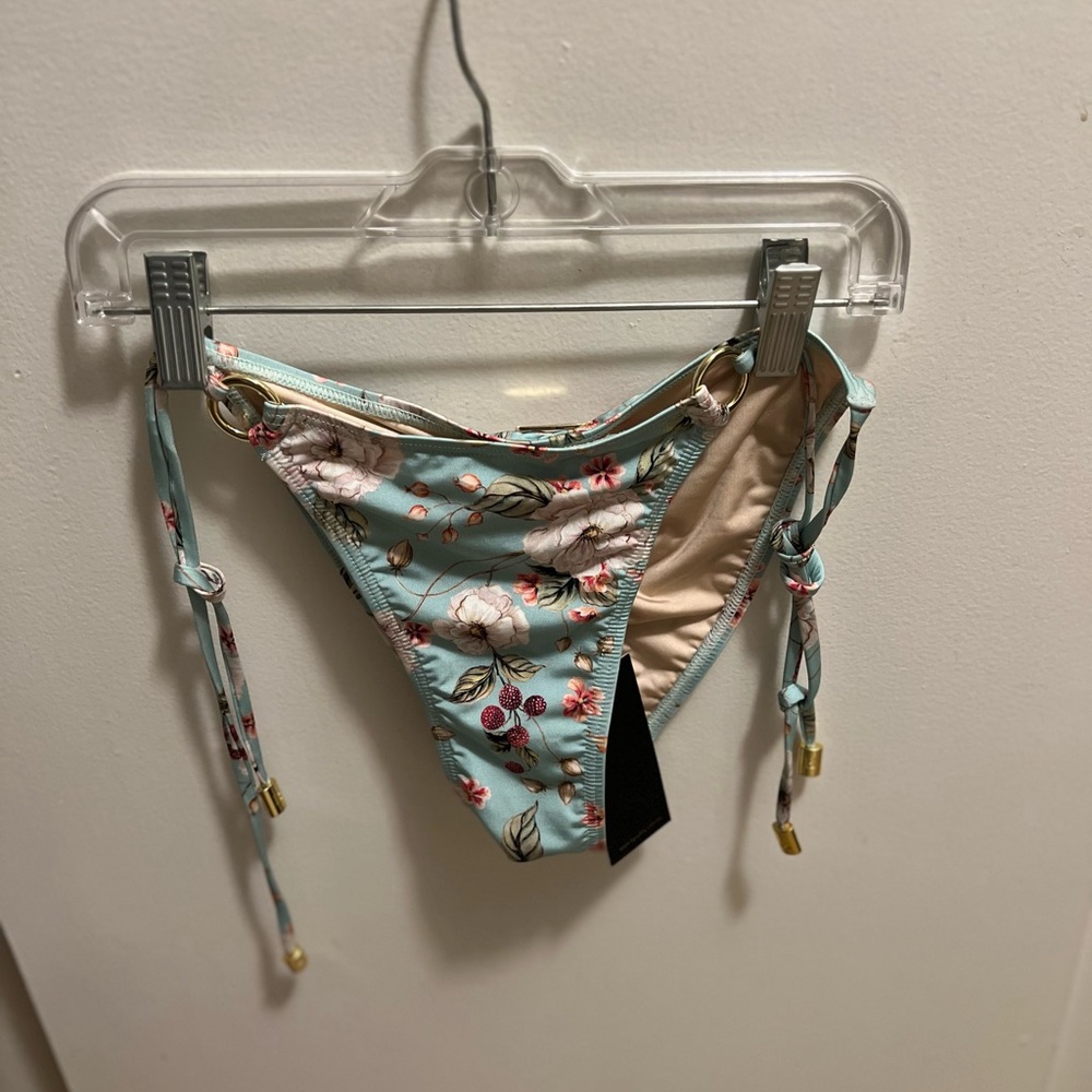 Aqua Blu Kylie Tie Side Bikini-Bottom